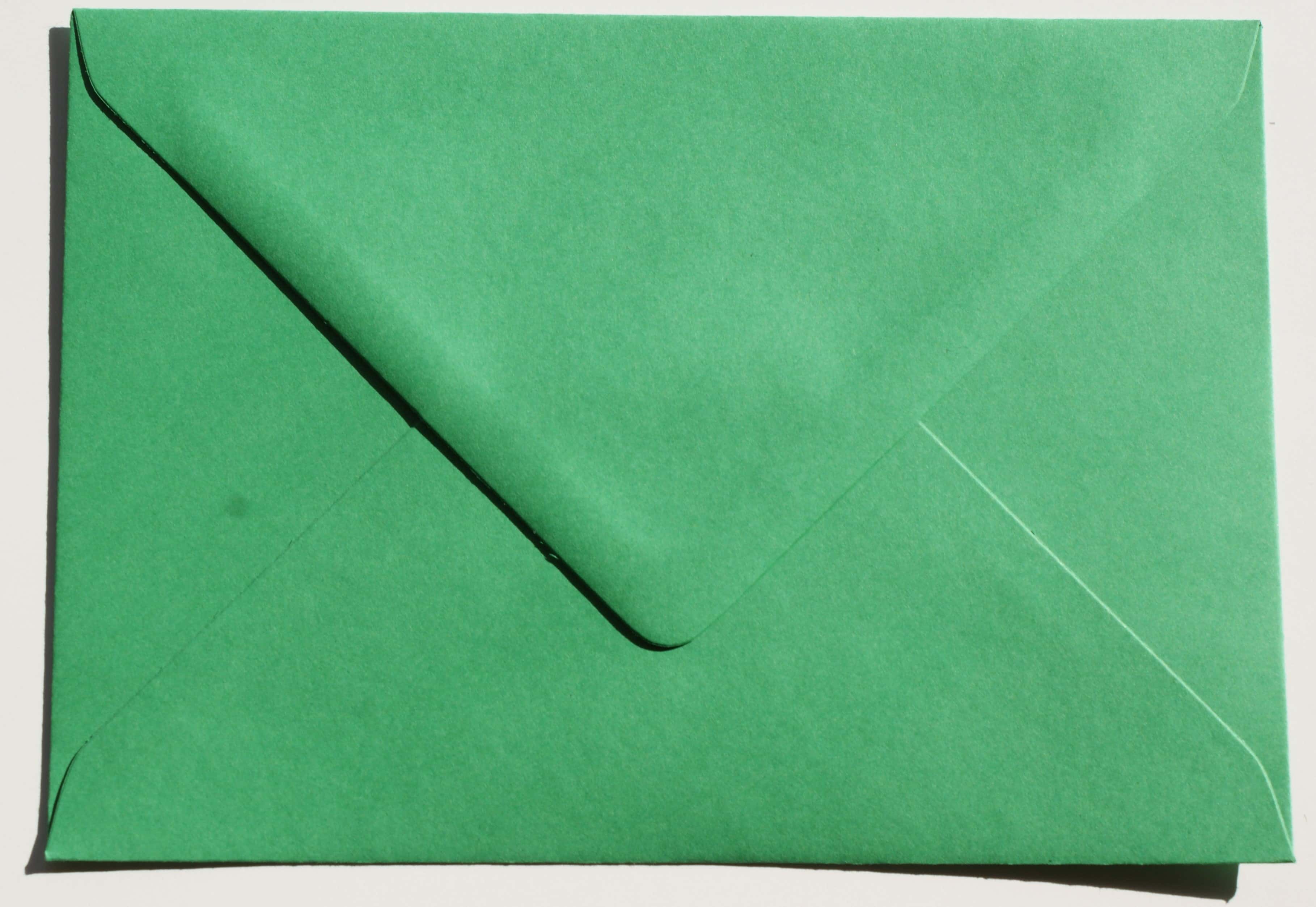 Briefumschlag DIN C6, Tiefgrün